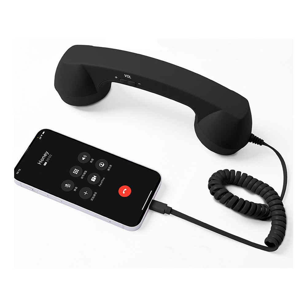 RETRO Phone gelb - Schwarz