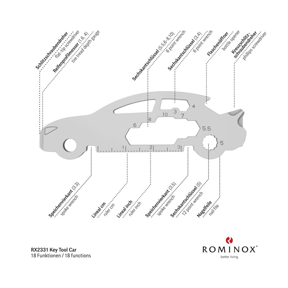 Geschenkartikel: ROMINOX® Key Tool Car/Auto (18 Funktionen) im Motiv-Mäppchen Große Helden (Einzelhandel) Geschenkartikel: ROMINOX® Key Tool Car/Auto (18 Funktionen) im Motiv-Mäppchen Große Helden (Einzelhandel)