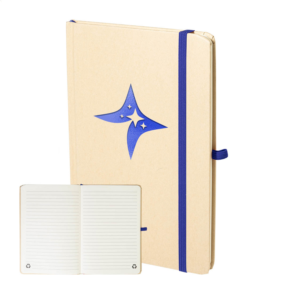 Collus A5 - Notizbuch mit Farbeffekt - blau