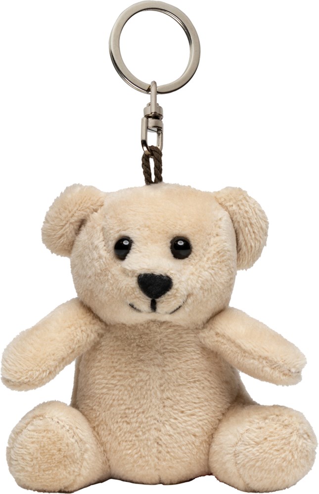Schlüsselanhänger Bär, beige, one size