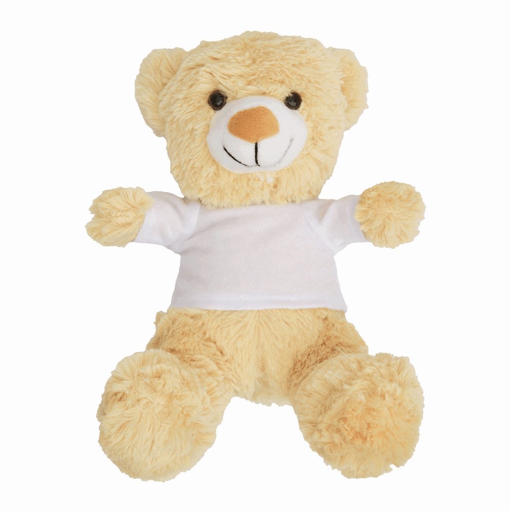 Plüsch-Bär ALEXANDER mit weißem T-Shirt (separat gepackt)