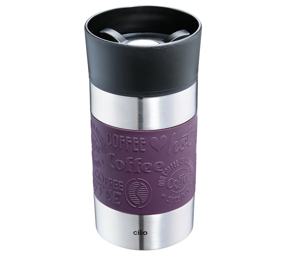 Cilio Isoliertrinkbecher VIAGGIO lila 300ml