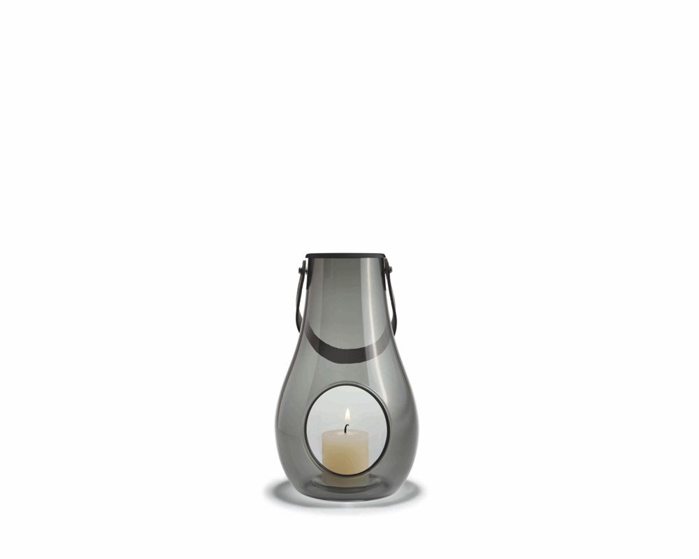 Holmegaard Design with Light Laterne smoke 25cm