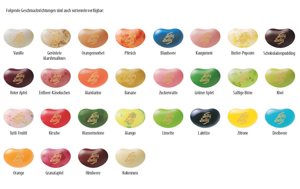 Jelly Belly Beans Werbetüte 9 g  ,  Inhalt:  Jelly Belly Beans