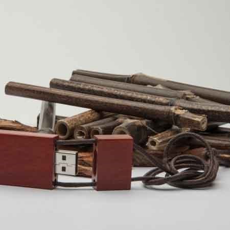 USB-Stick Free Nature 3.0-Rosewood-32 GB