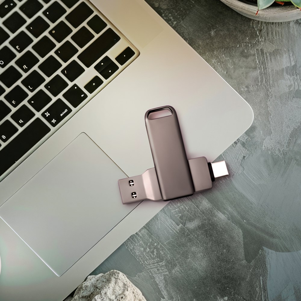 SwiftTransfer OTG USB Stick-Schwarz-64 GB