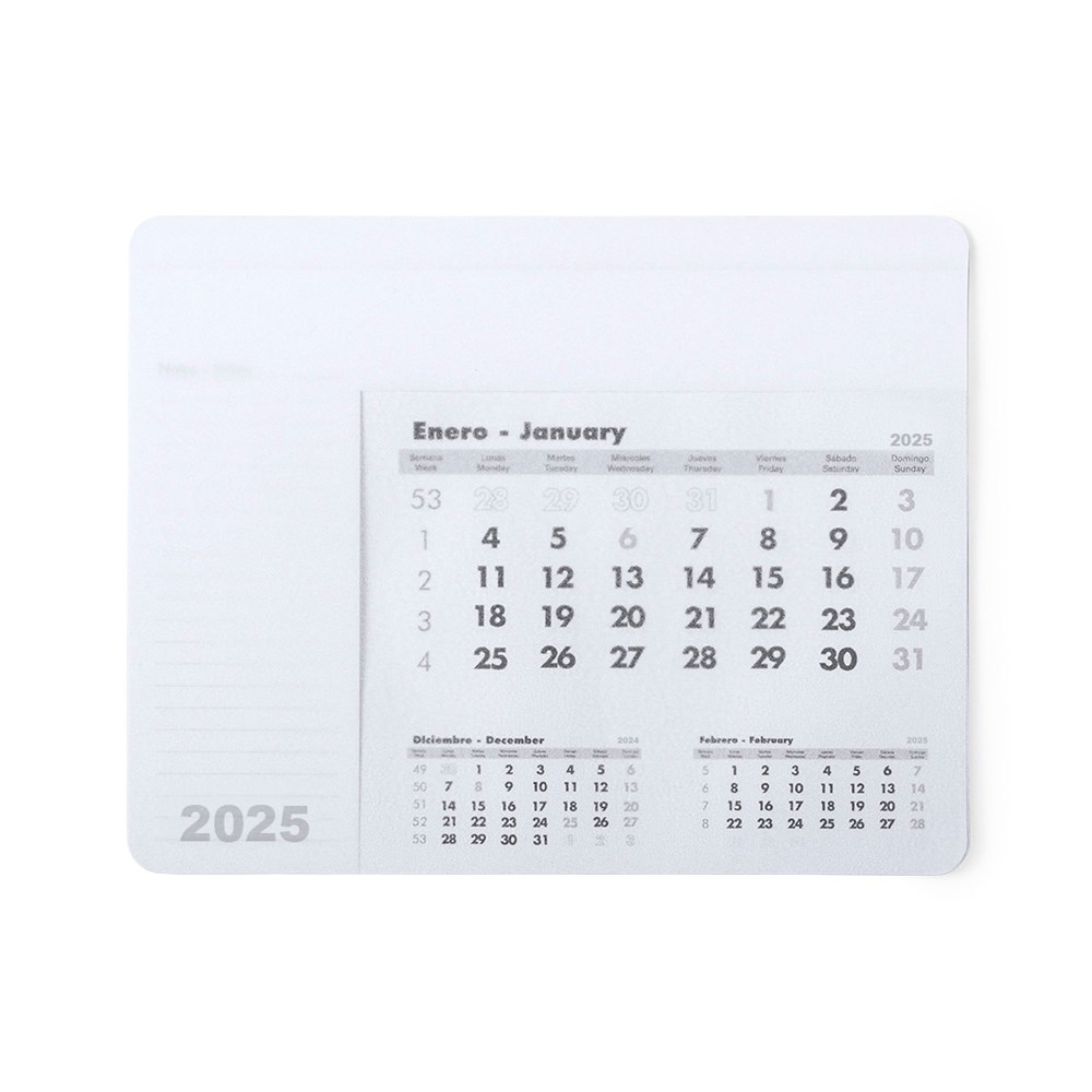 Mauspad Kalender Rendux
