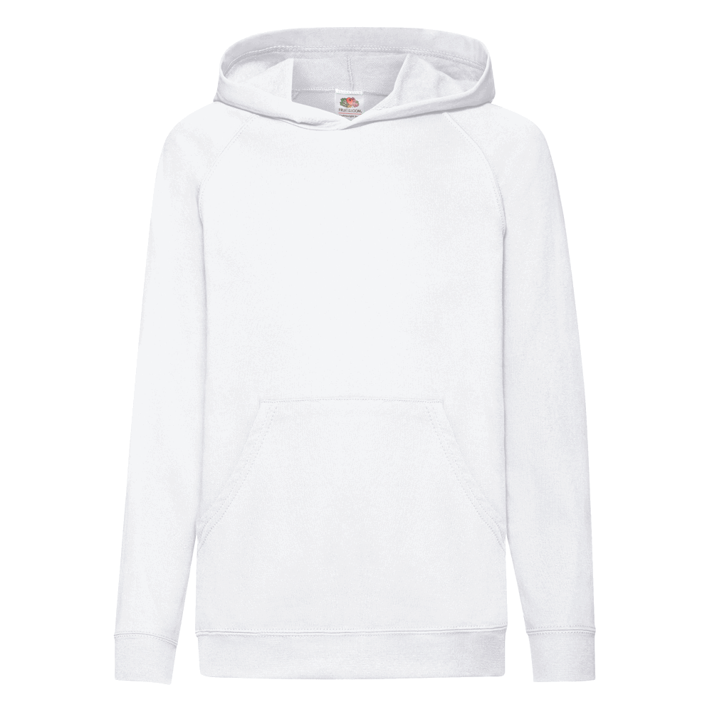 620090 - Lightweight Hooded Sweat Kids, weiß, 116