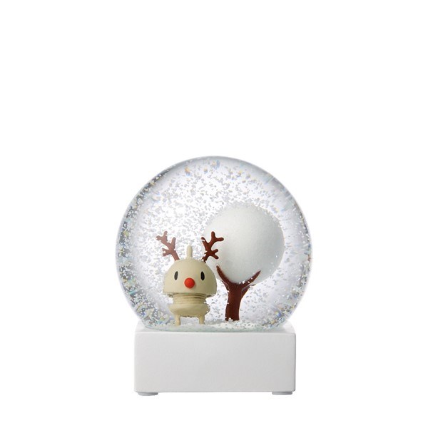 Hoptimist Rudolf Snow Globe