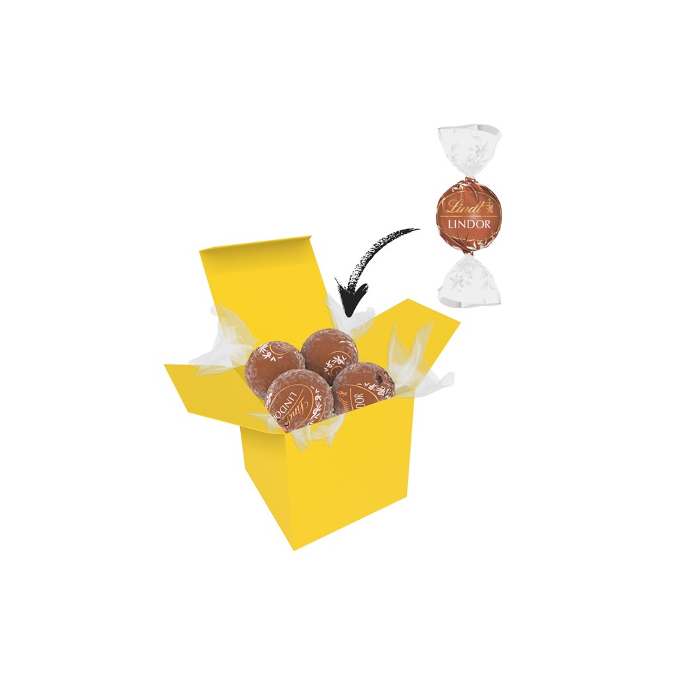 Color Lindor Box - Gelb - Haselnuss