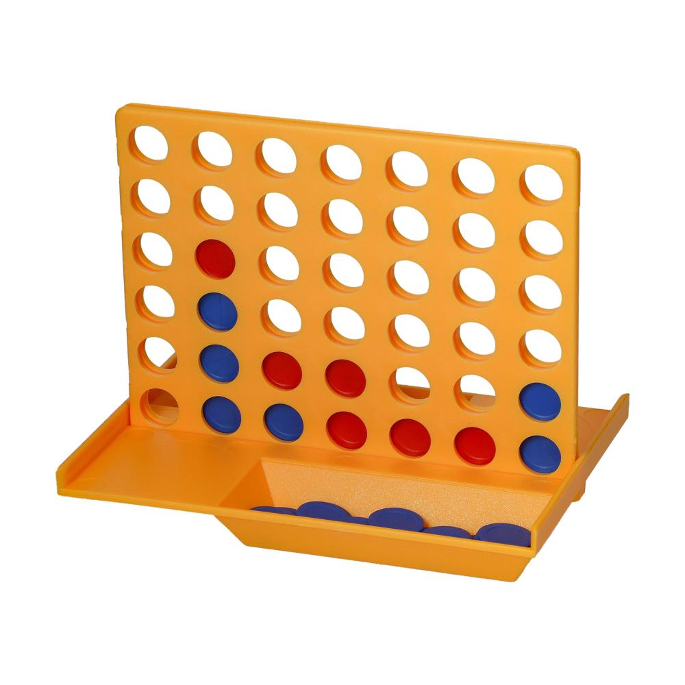 Denkspiel "Gewinn mit 4" - standard-gelb