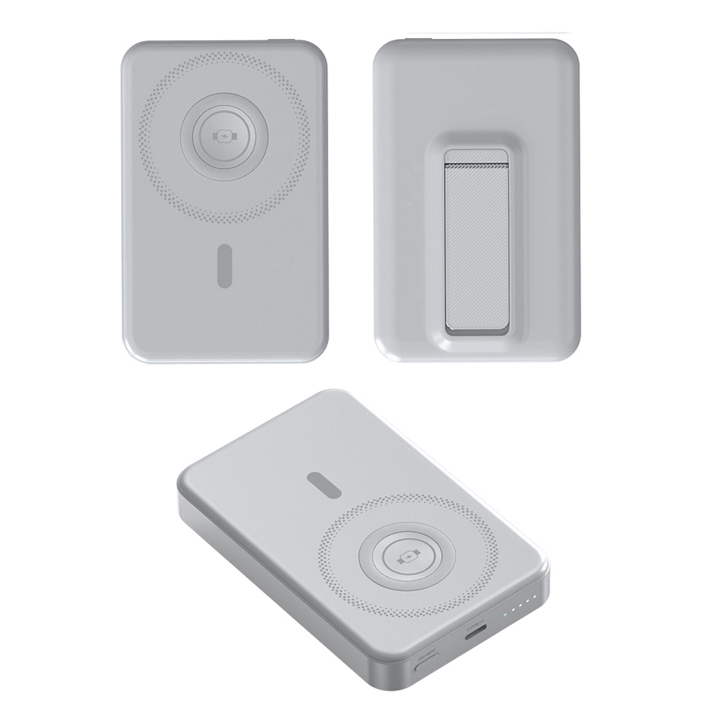Wireless Powerbank "MagGo Stand" weiß