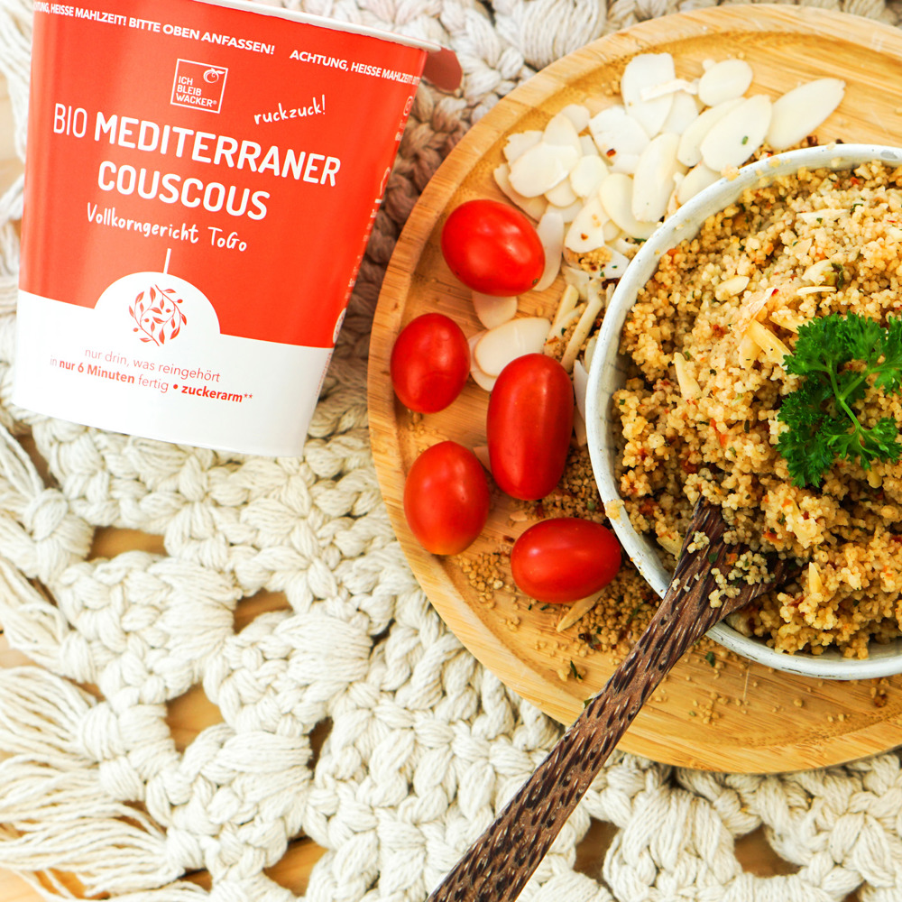 BIO ToGo Meal 80 g , Inhalt: BIO Mediterraner Couscous vegan