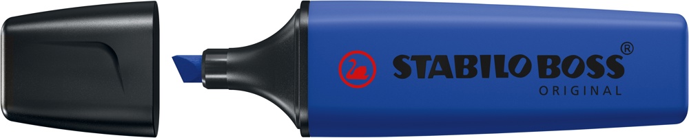 STABILO BOSS ORIGINAL NatureCOLORS Leuchtmarkierer, burgunderrot - ultramarinblau