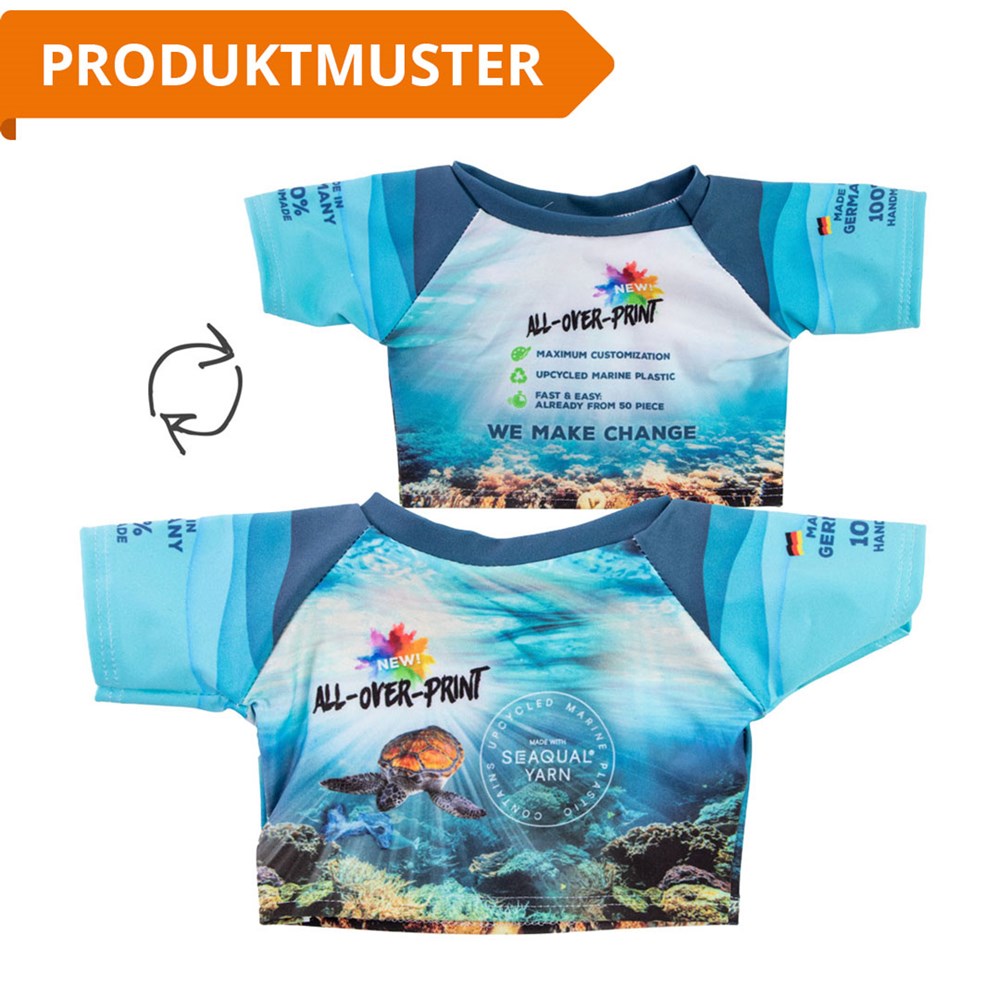 Mini-T-Shirt All-Over-Print, Seaqual, L
