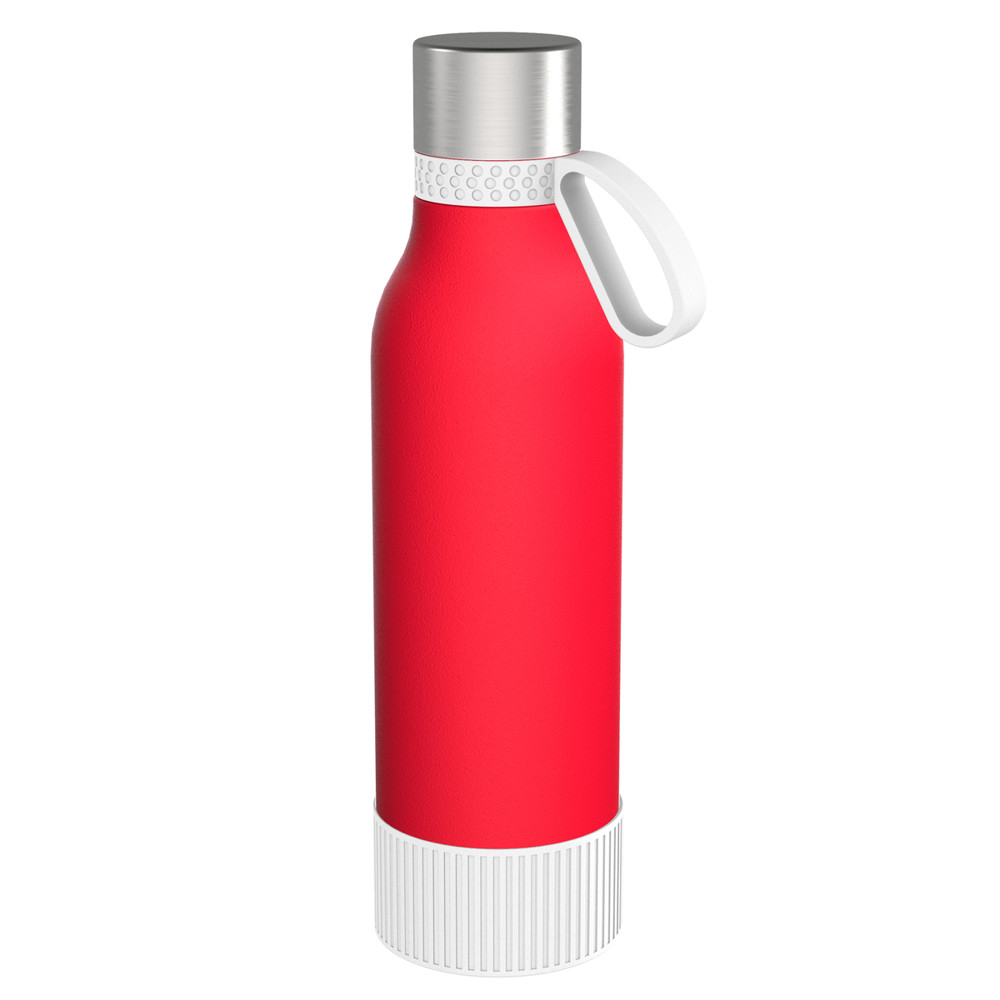 Trinkflasche RETUMBLER-myTOULON II 820 - weiß, rot