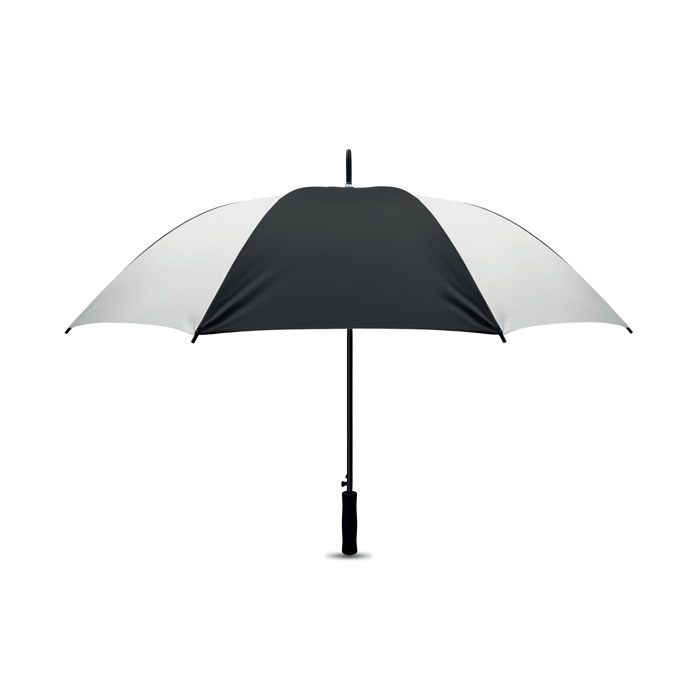 SWANSEA - Regenschirm 68,5 cm - weiß/schwarz