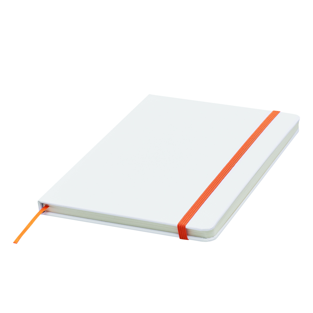 AUTHOR A5 - Notizbuch AUTHOR im DIN-A5-Format - orange, weiß