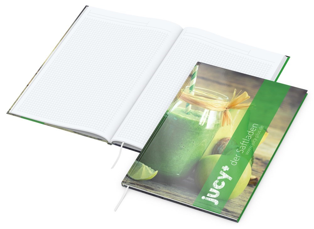 Notizbuch Memo-Book Bestseller, A4, matt-individuell