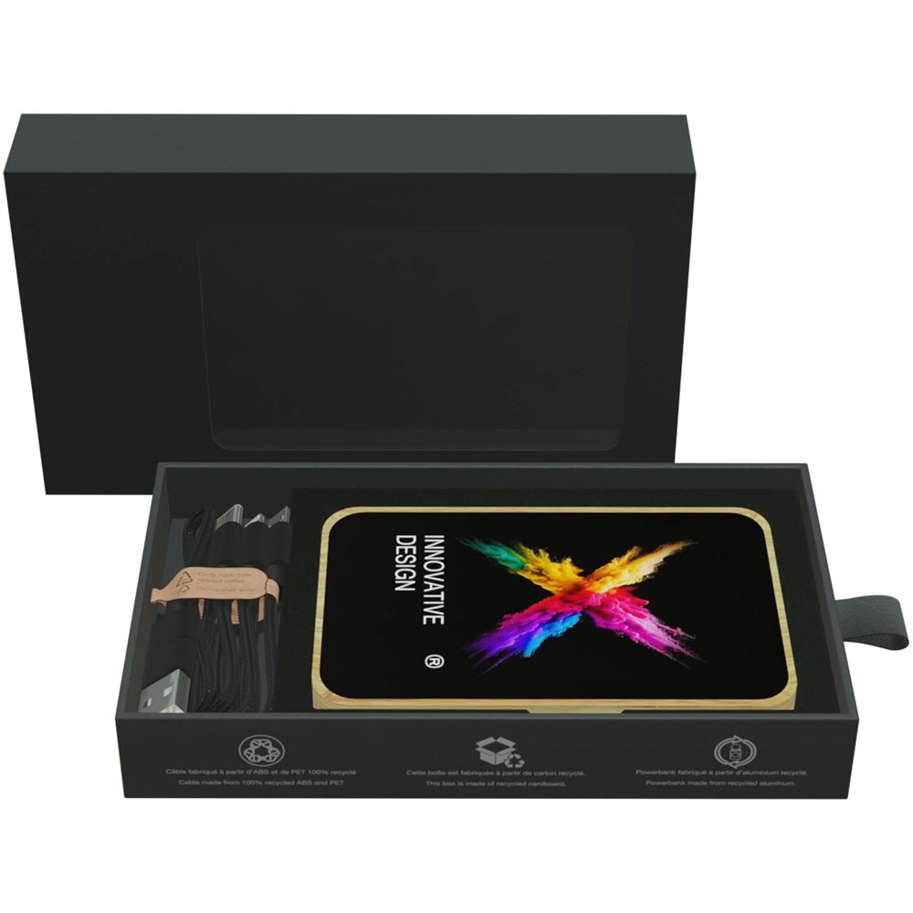 SCX.design P26 15W 5000 mAh MagSafe Powerbank aus Holz