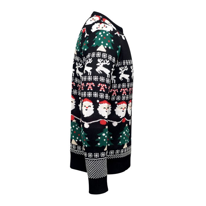 SHAMIS LARGE - Weihnachts-LED-Pullover L/XL