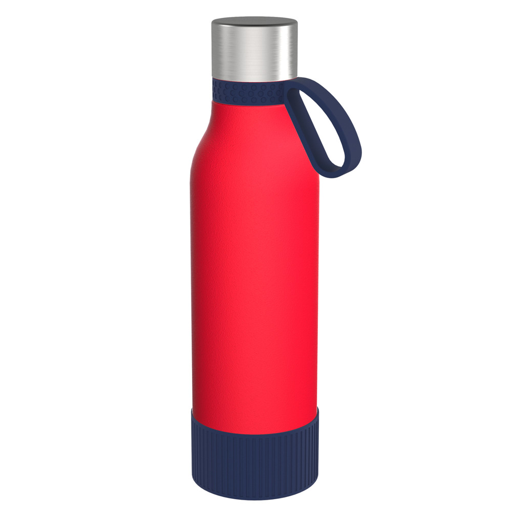 Trinkflasche RETUMBLER-myTOULON II 820 - dunkelblau, rot