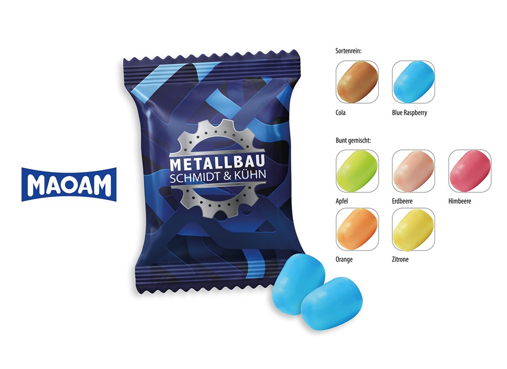MAOAM Kracher Werbetüte 2 Stück  ,  Inhalt:  MAOAM Cola Kracher